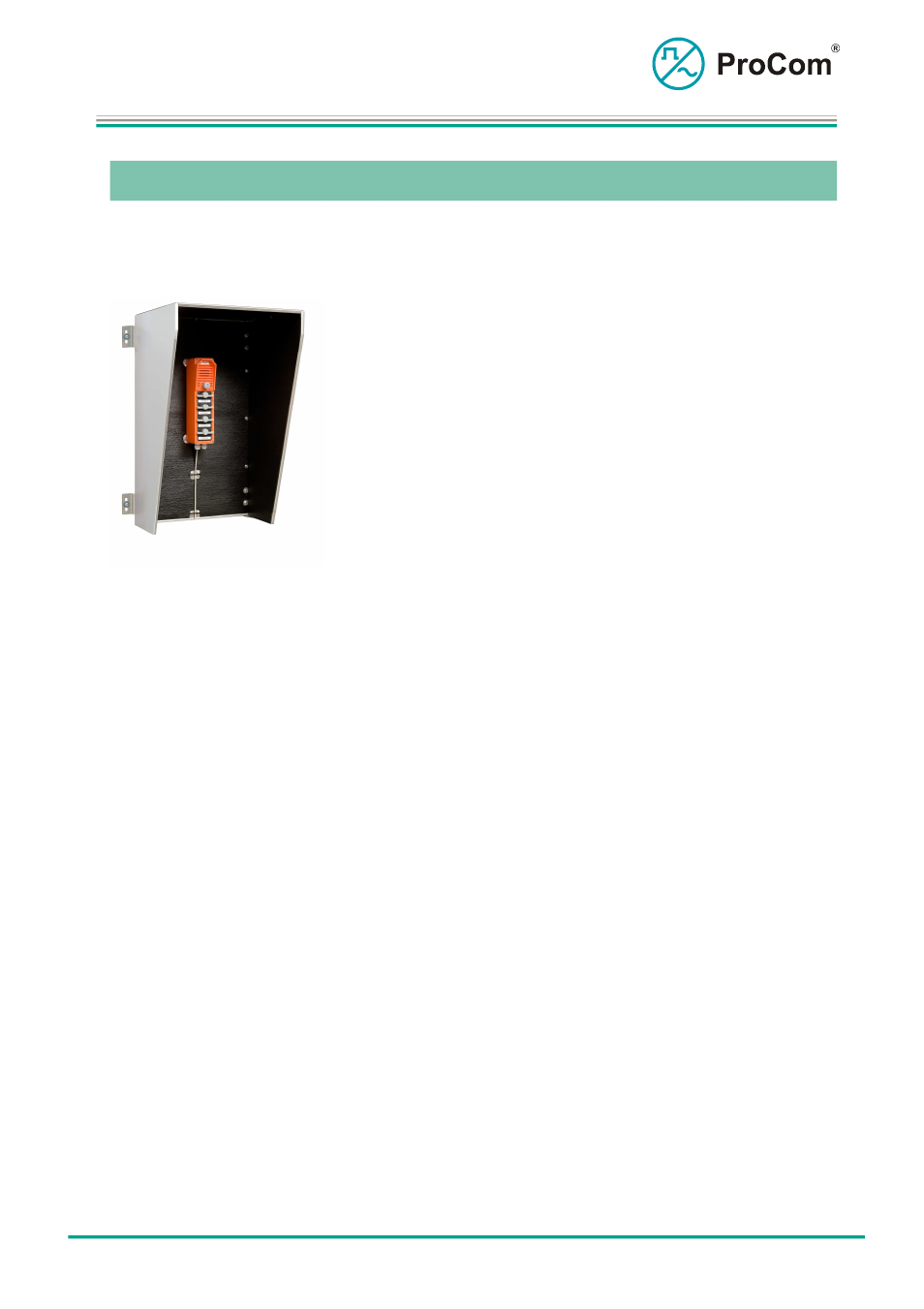 Data sheet, Wps-04 exx, Attachments | Procom WPS-04 Exx User Manual | Page 5 / 5