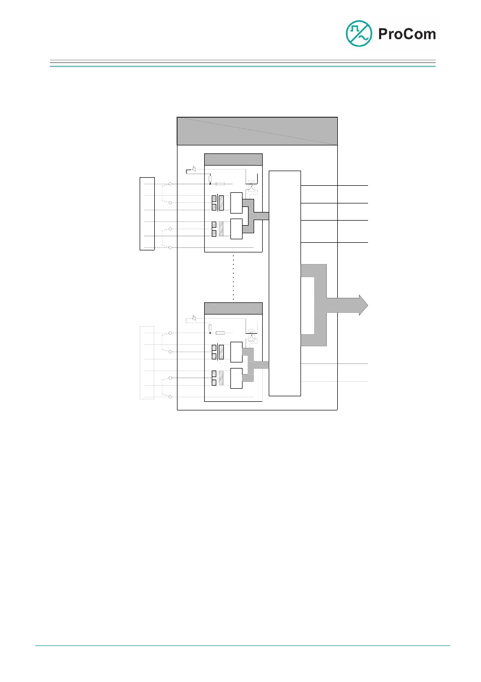 Data sheet, 4nsa, Ks bus +5v gnd -5v | 48v +0v | Procom 4NSA User Manual | Page 2 / 4