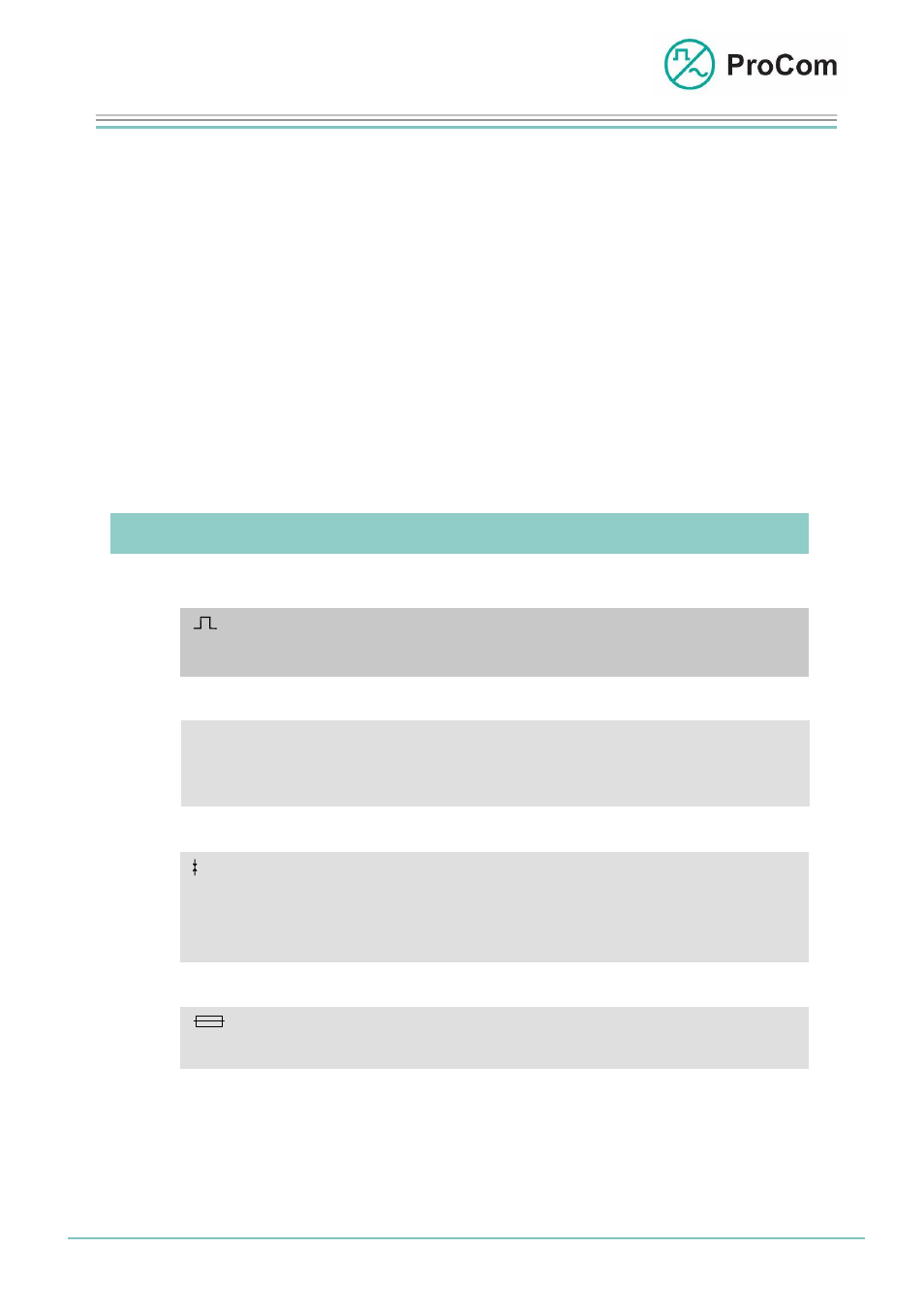 Data sheet, 4nsa | Procom 4NSA User Manual | Page 3 / 4