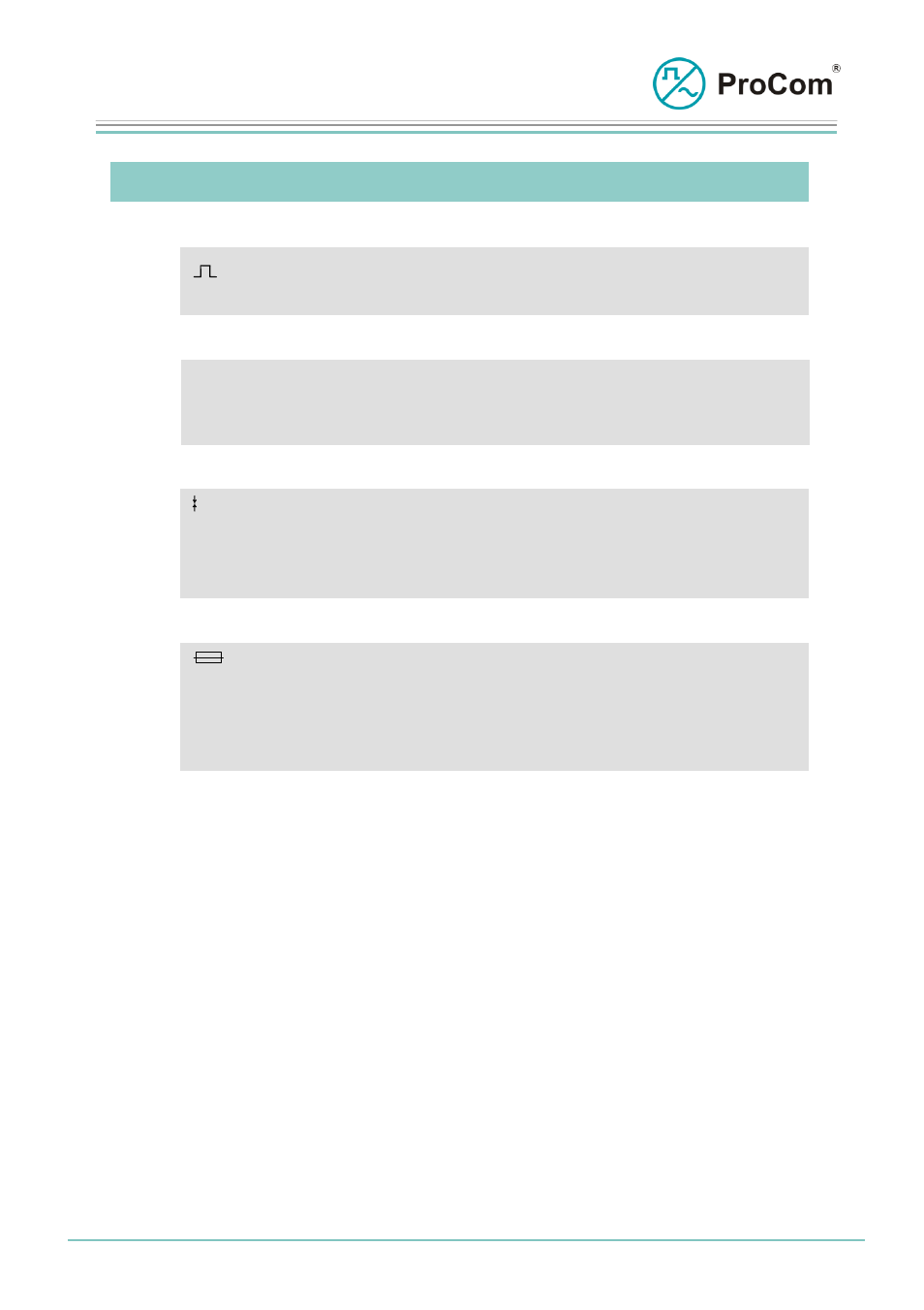 Data sheet | Procom 4 DAV User Manual | Page 4 / 5