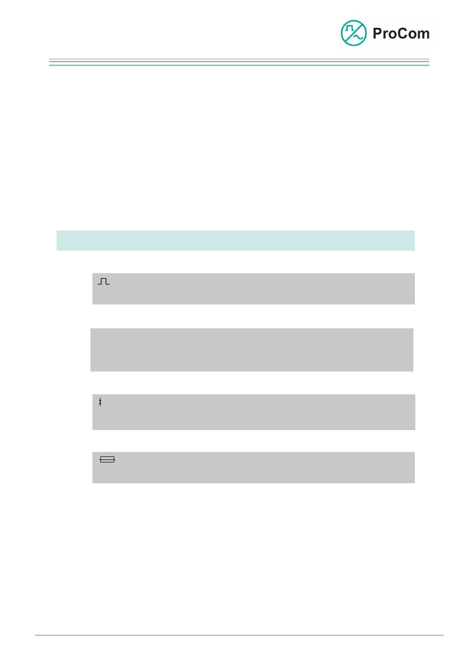 Data sheet, Mi4m | Procom MI4M User Manual | Page 4 / 5