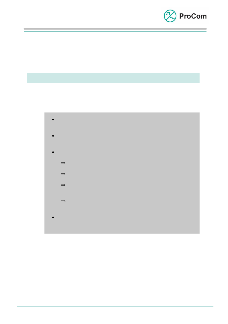 Procom GG1_GG2_GGS_EG1_EG3 User Manual | 5 pages