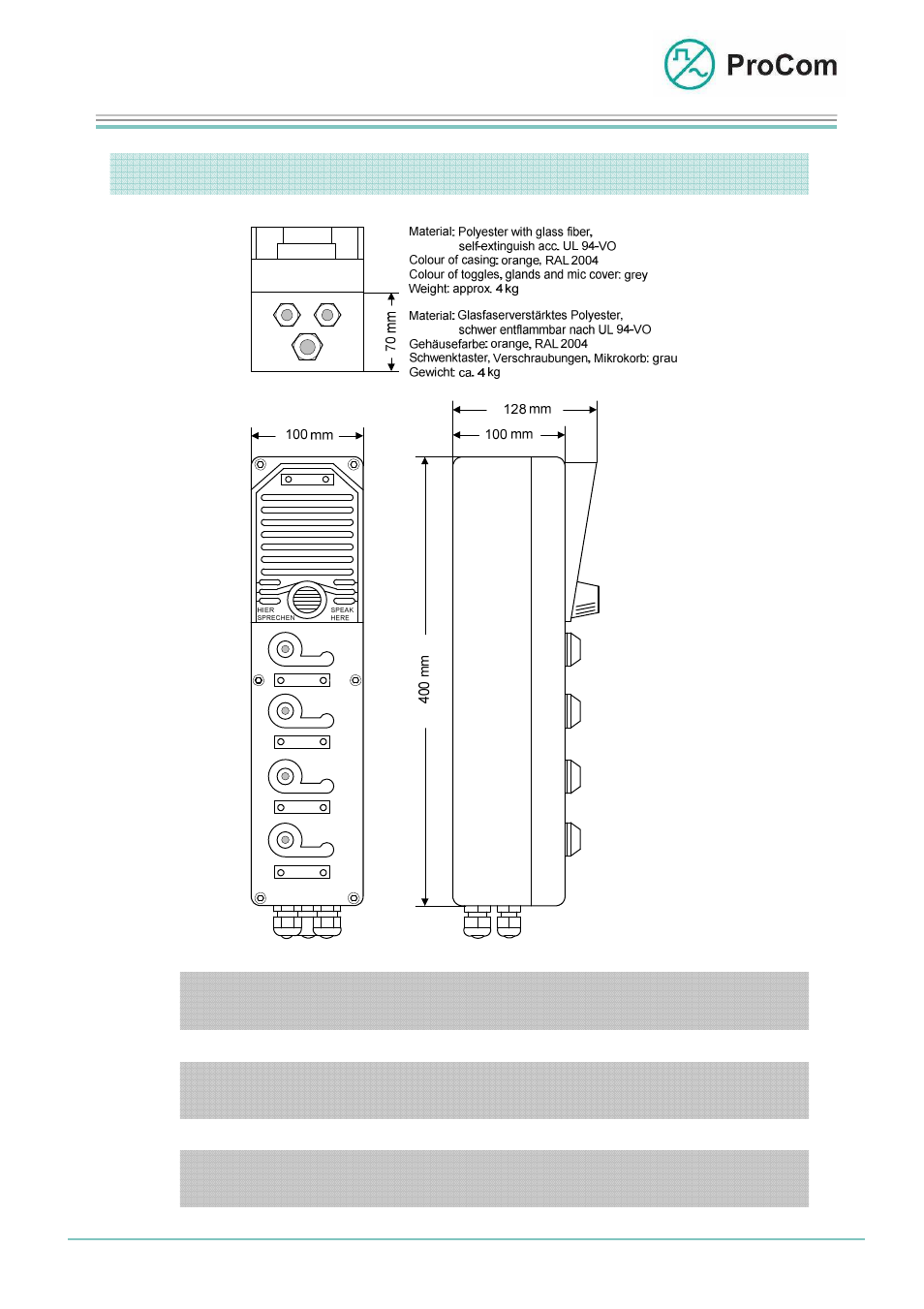 Data sheet, Wps-04/2 | Procom WPS-04_2 User Manual | Page 3 / 5