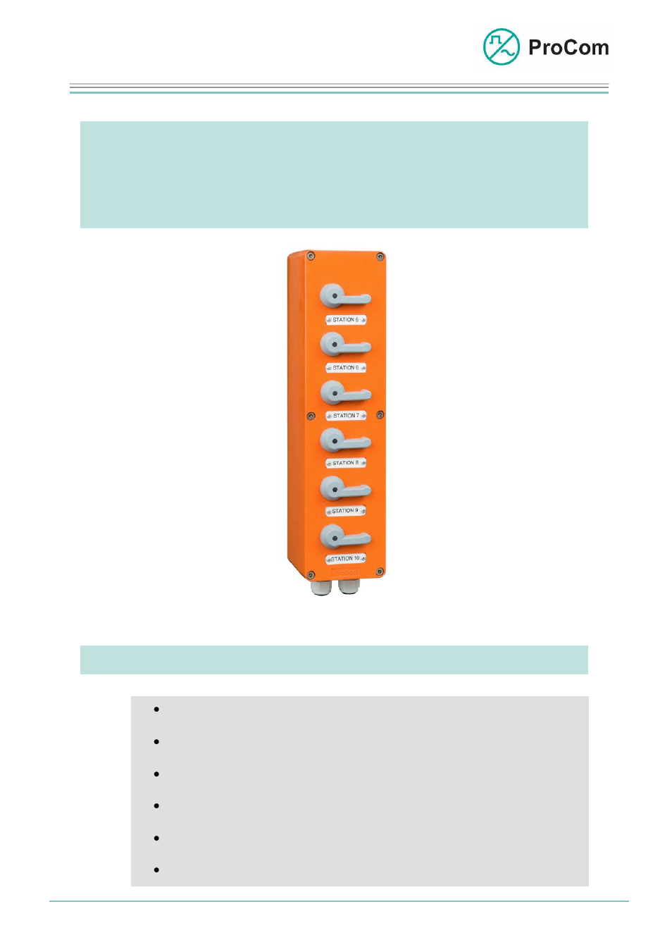 Procom AWC-06 User Manual | 5 pages