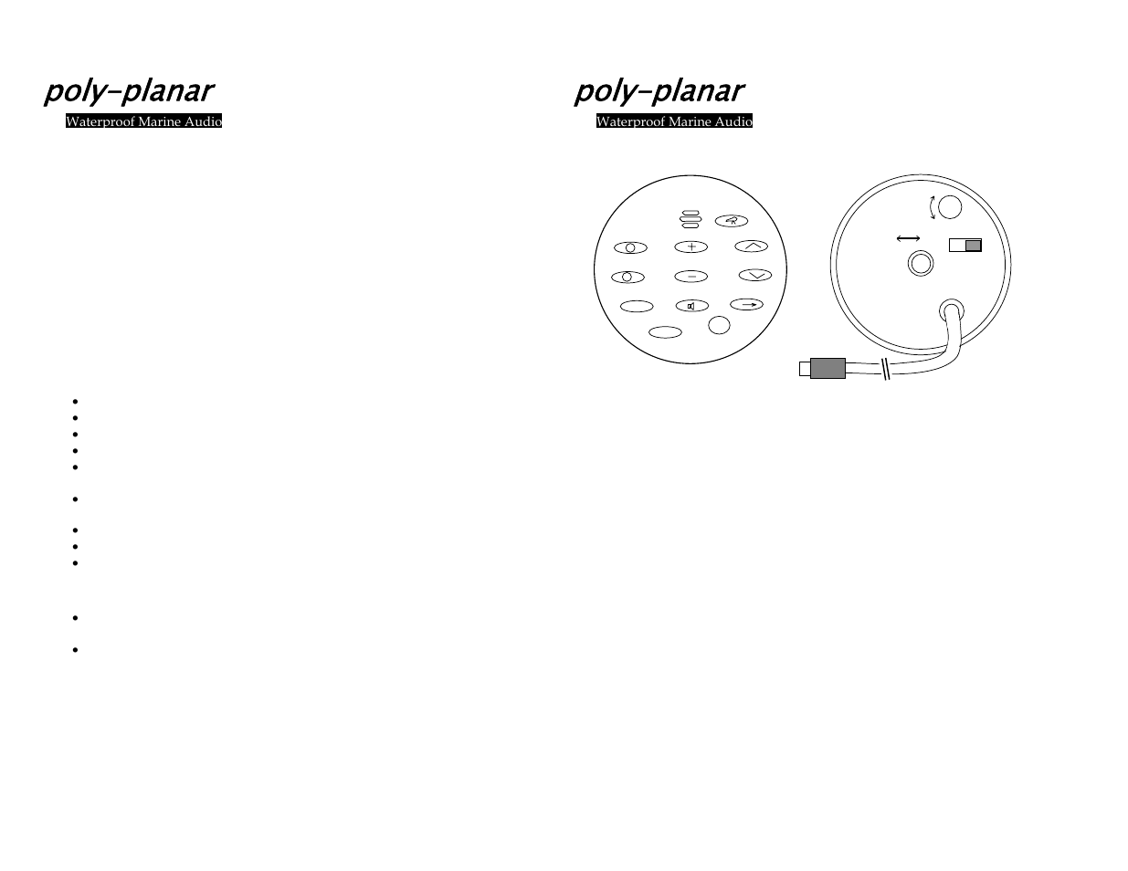 PolyPlanar IMR-2 User Manual | 6 pages