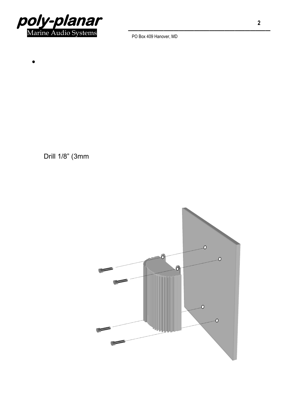 Poly-planar | PolyPlanar ME60BT User Manual | Page 2 / 11