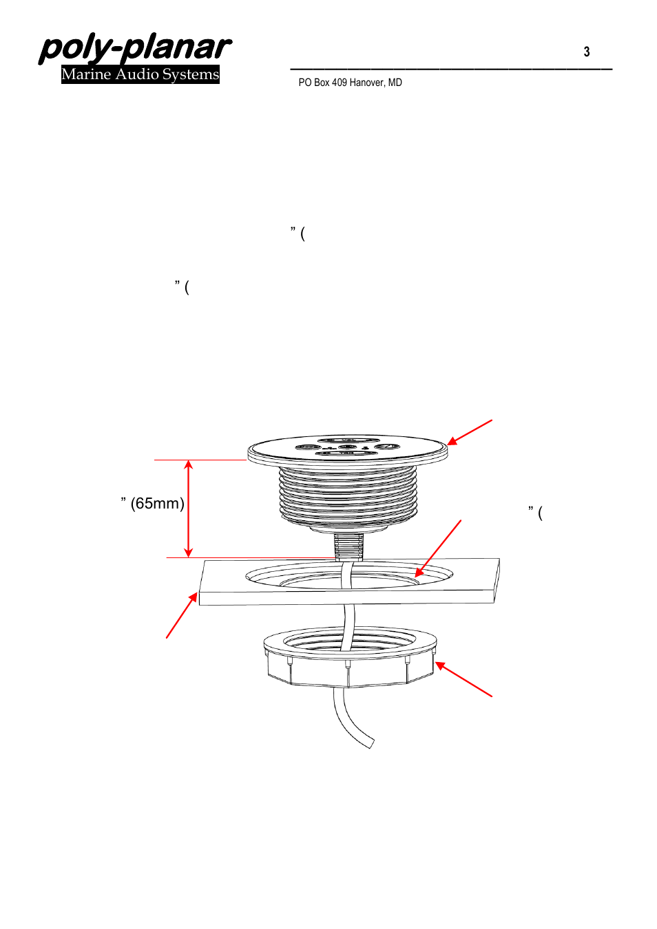 Poly-planar | PolyPlanar ME60BT User Manual | Page 3 / 11