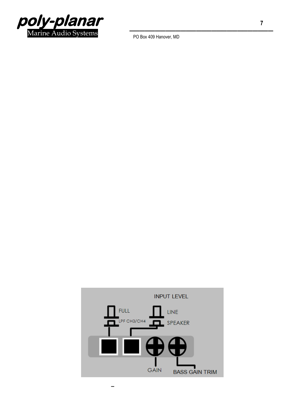 Poly-planar | PolyPlanar ME-60 User Manual | Page 7 / 11