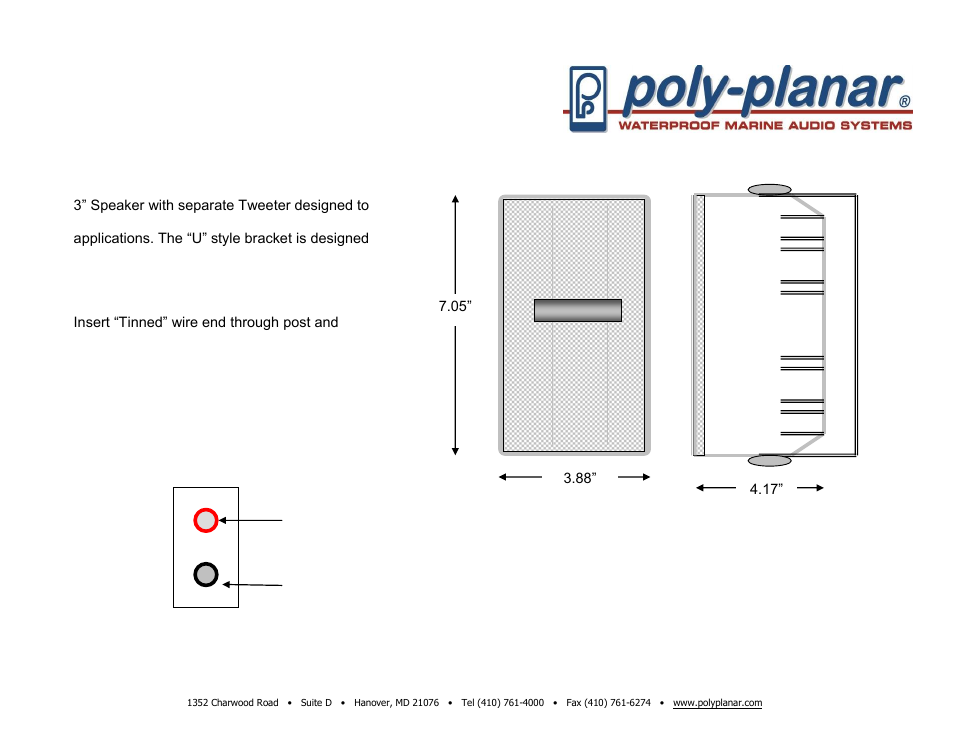 PolyPlanar MA3030 User Manual | 1 page