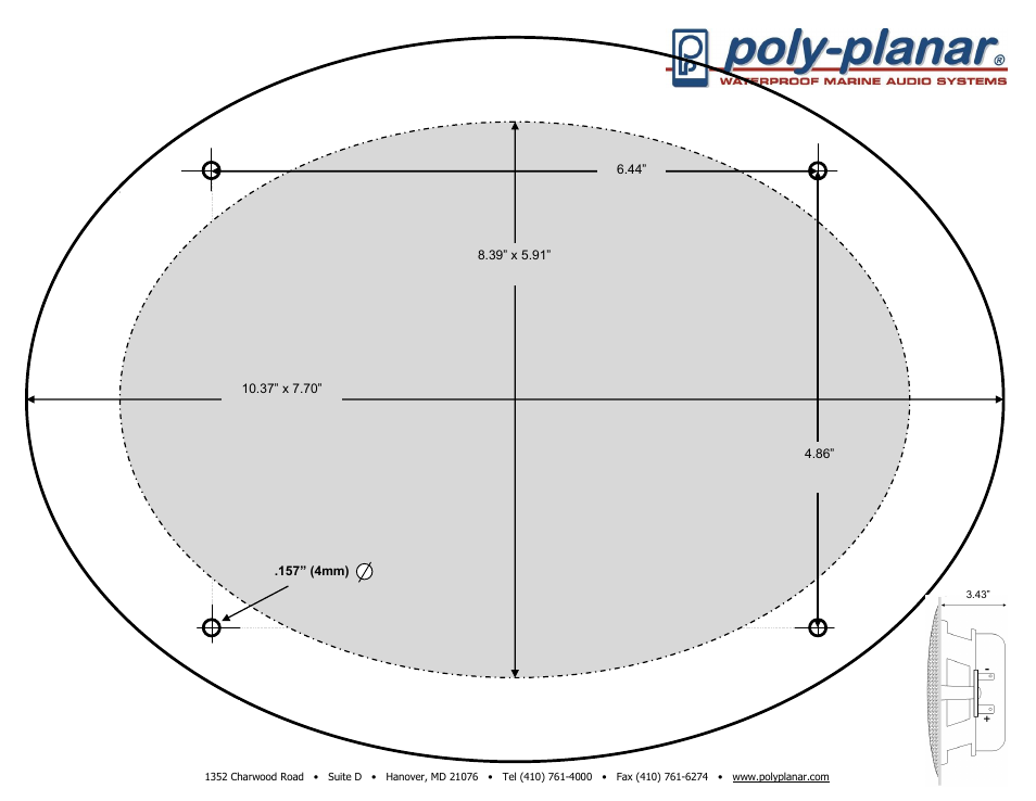 PolyPlanar MA5950 User Manual | 1 page