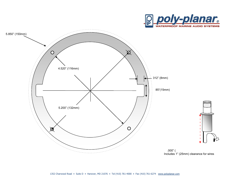 PolyPlanar SP200RG User Manual | 1 page