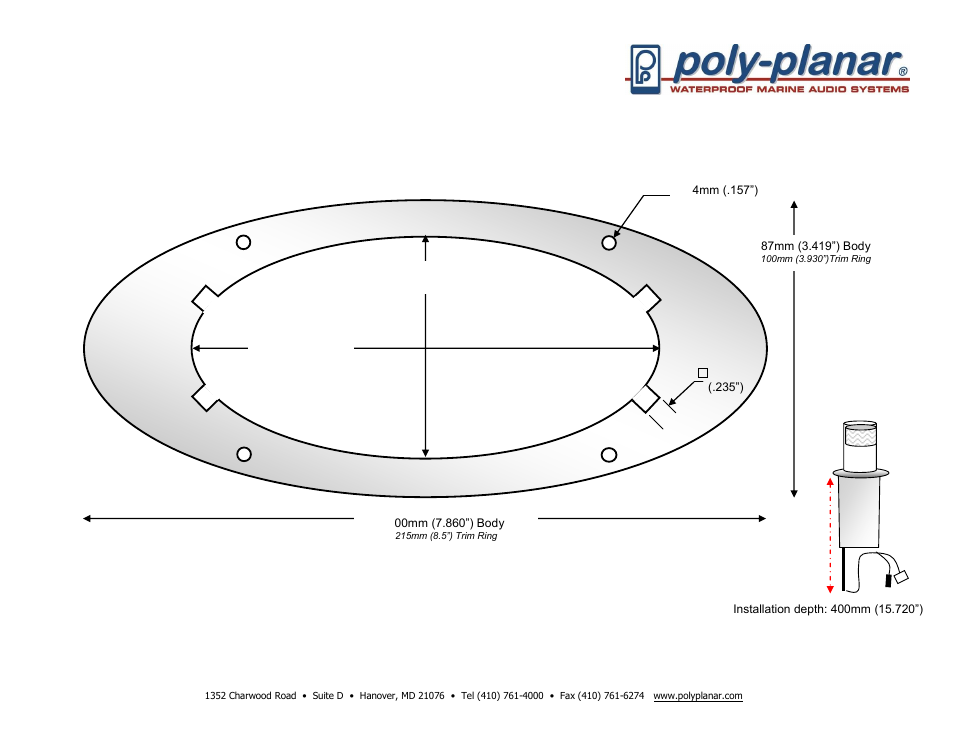 PolyPlanar MA-7020 User Manual | 1 page