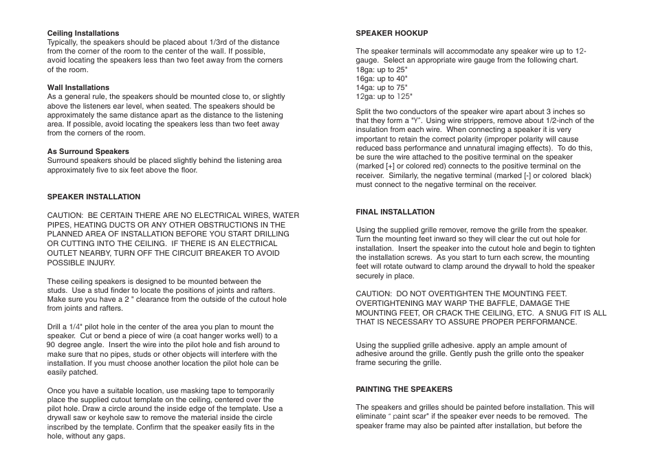 Theater-Solutions CS6C User Manual | Page 2 / 2