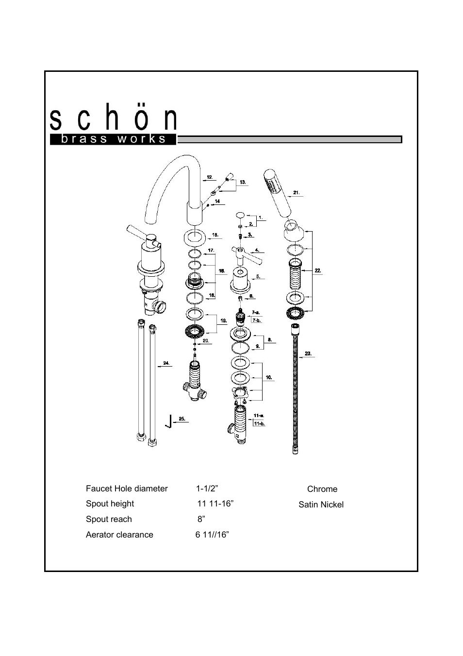 Scrt600, Roman tub faucet | Factory Direct Hardware Belle Foret RT600 Ulm User Manual | Page 2 / 3