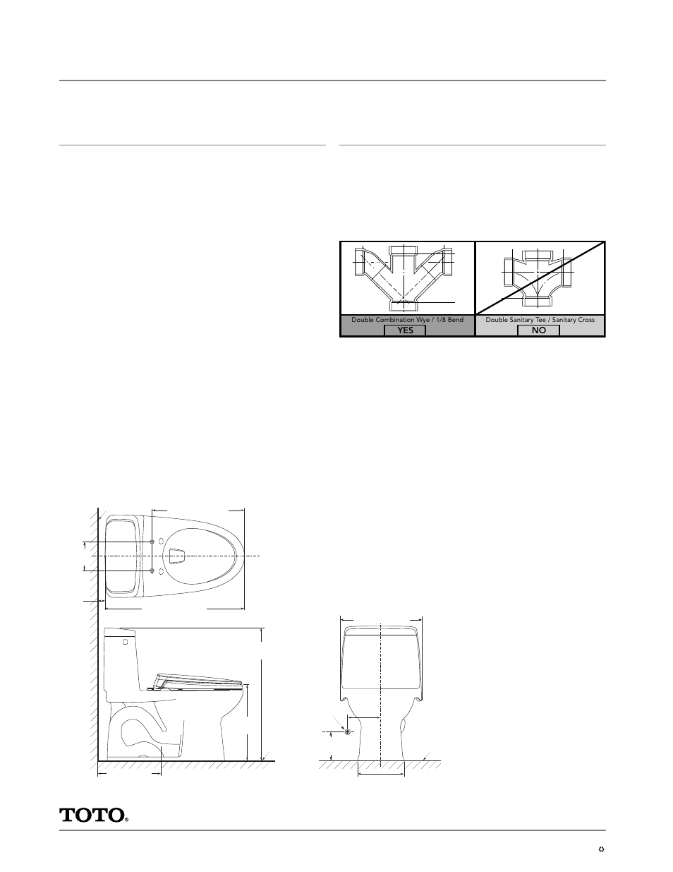 Ultramax, One-piece toilet, ada height, 1.28gpf, Specifications | Factory Direct Hardware Toto MS854114SLR#01 Ultramax User Manual | Page 2 / 2