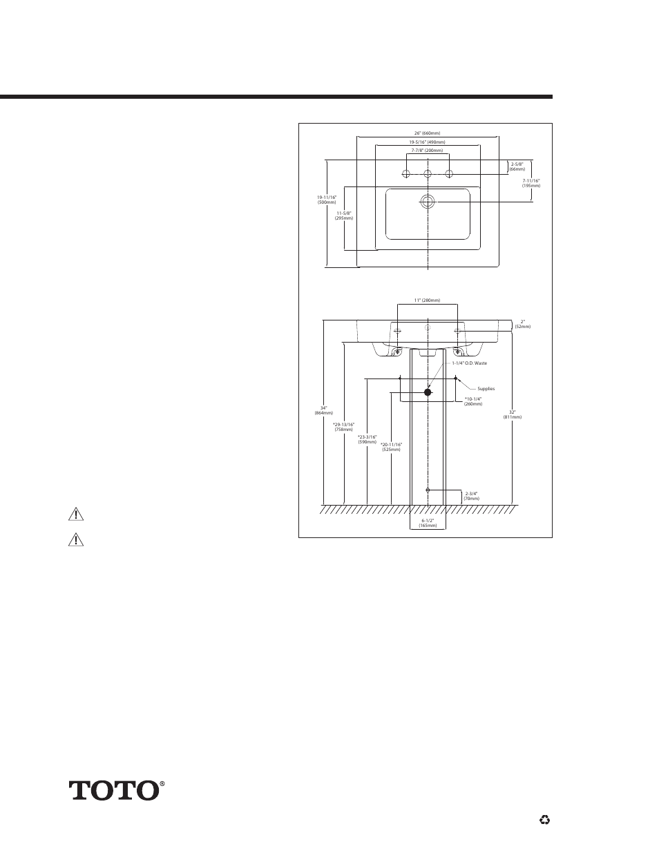 Lpt315g, Pedestal lavatory, Toto | Design, 45 lbs, 26 lbs. shipping dimensions | Factory Direct Hardware Toto LPT315.4G User Manual | Page 2 / 2