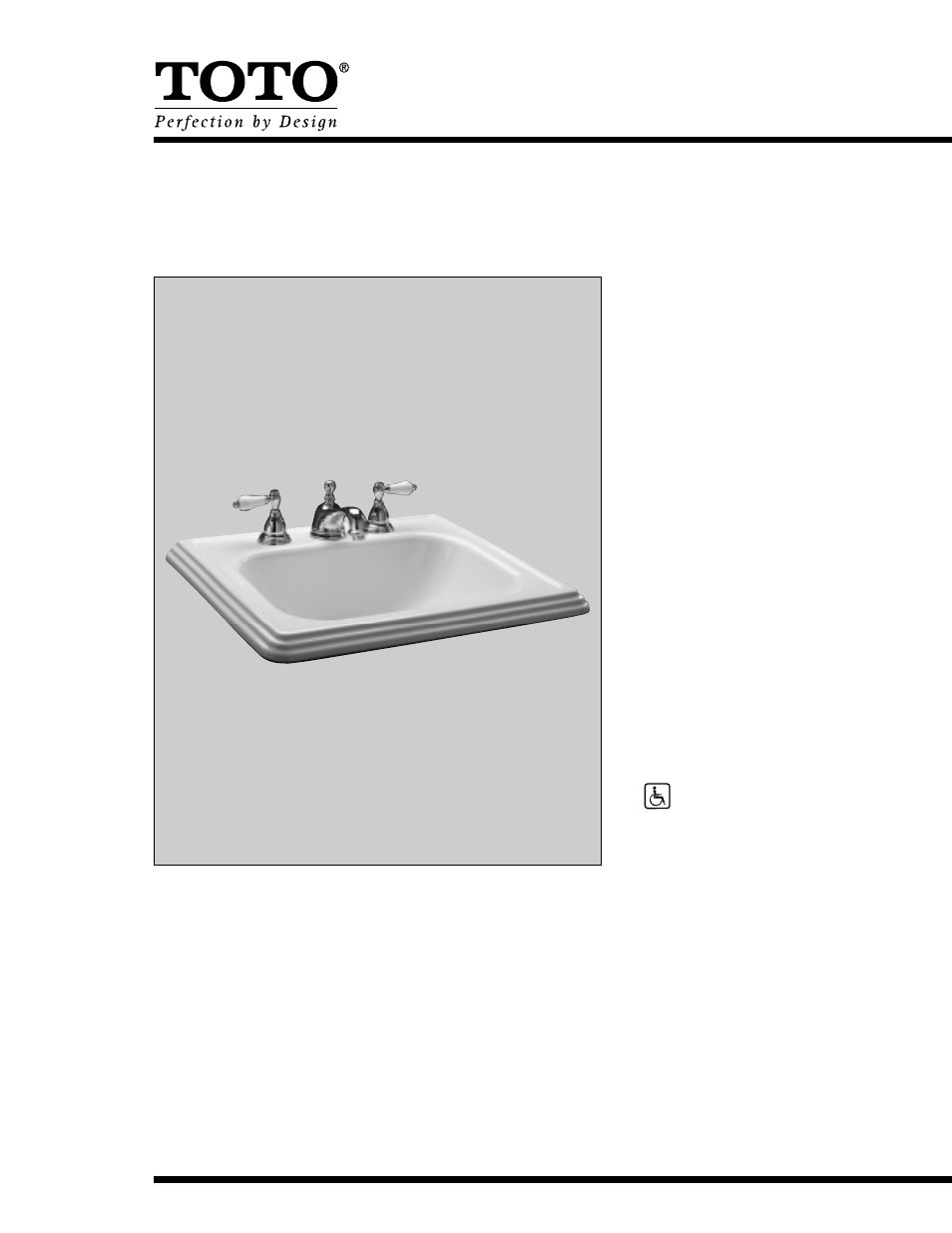 Factory Direct Hardware Toto LT531.8 User Manual | 2 pages