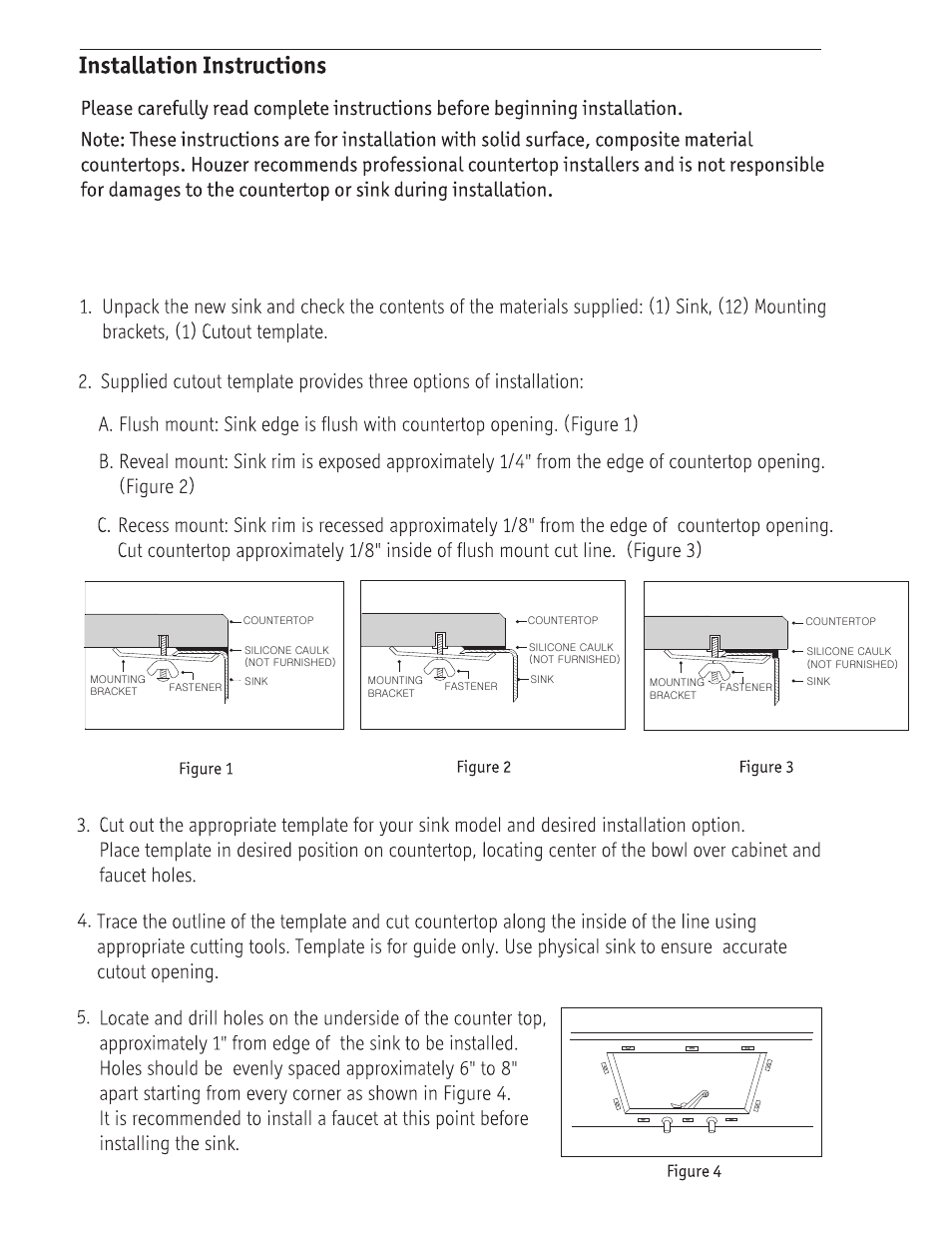 Factory Direct Hardware Houzer HW-FAM2RF User Manual | Page 2 / 4
