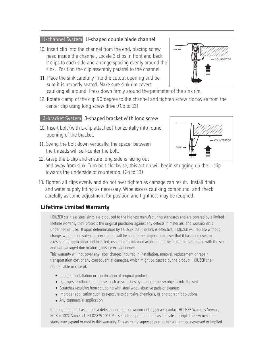 Factory Direct Hardware Houzer HW-AUG1RS User Manual | Page 3 / 4