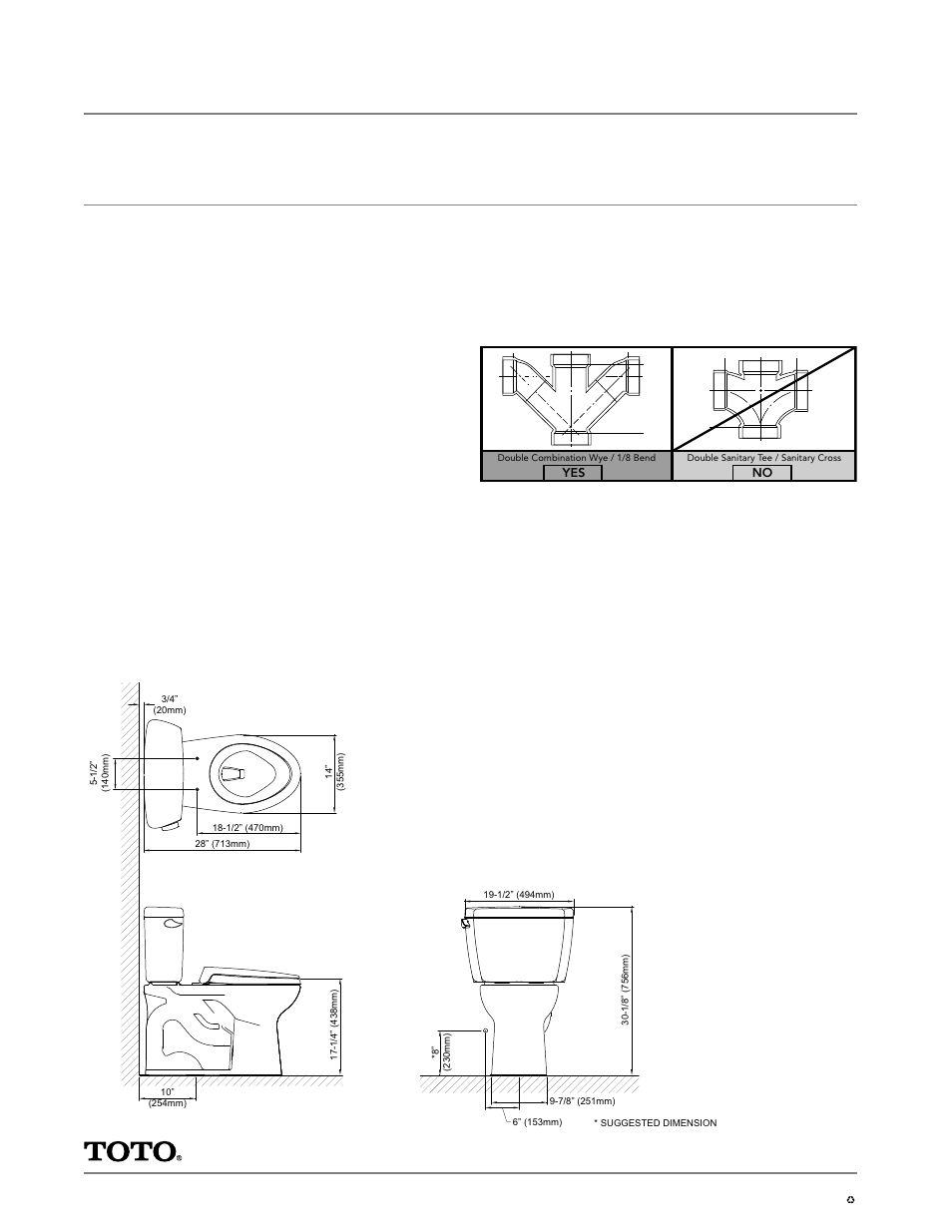 Drake, Close coupled toilet, 1.6gpf/6.0 gpf, Specifications | Factory Direct Hardware Toto CST744SFR.10#01 Drake User Manual | Page 2 / 2