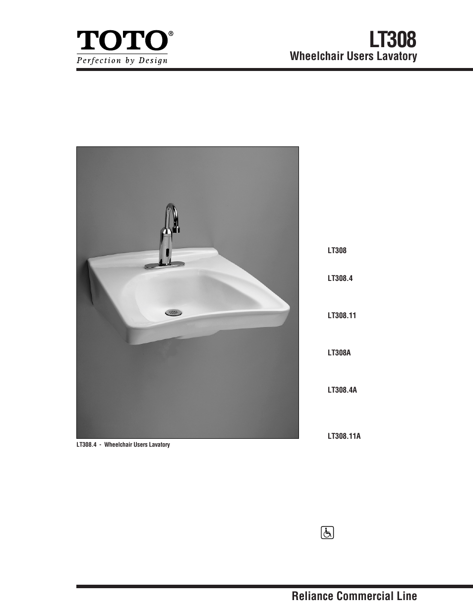 Factory Direct Hardware Toto LT308 User Manual | 2 pages