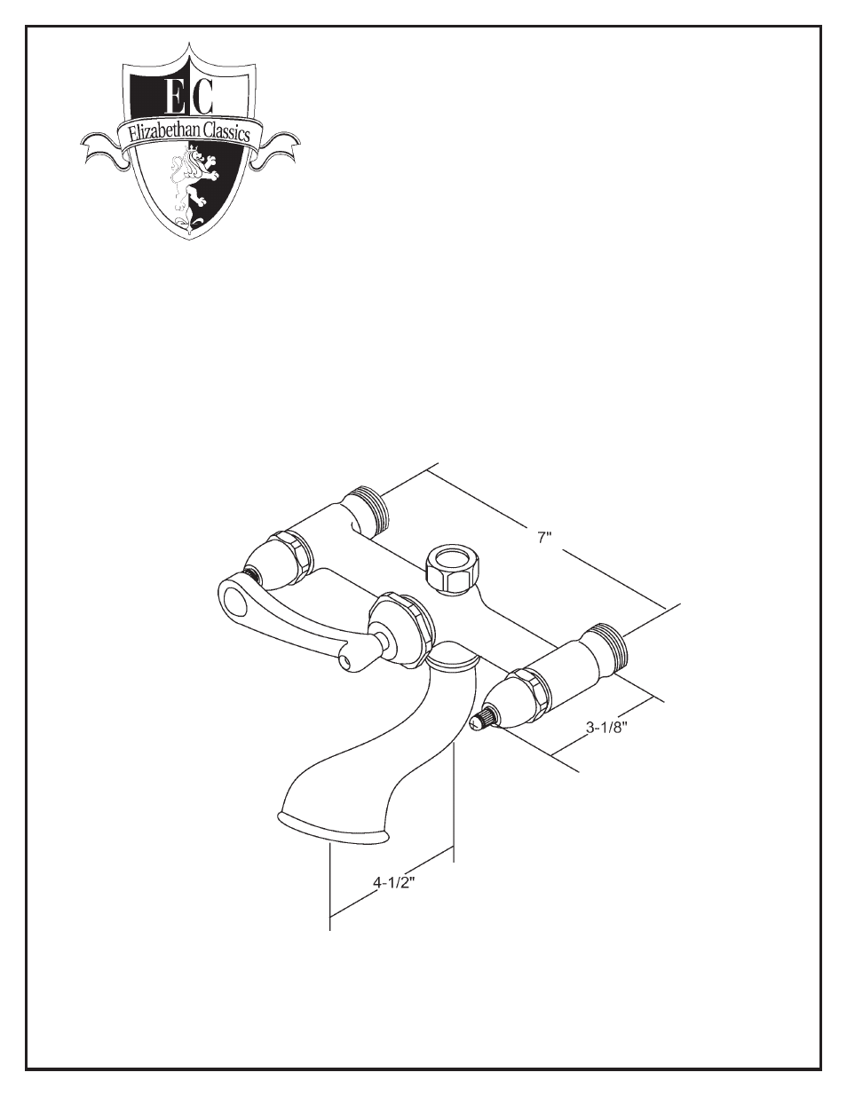 Factory Direct Hardware Elizabethan Classics ECRM15 User Manual | 3 pages