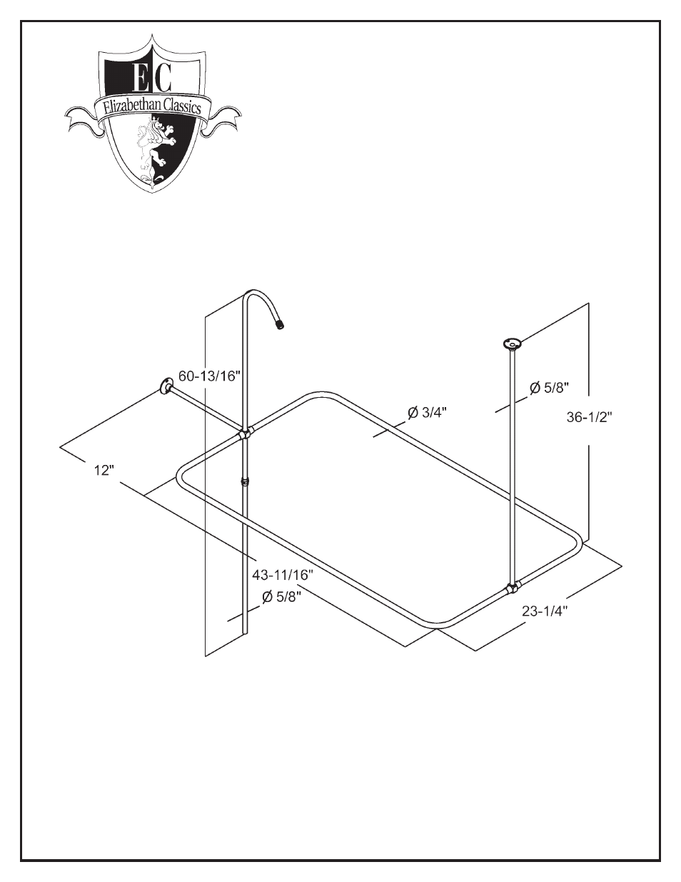 Specification for rm11 - rm15, Cont.) | Factory Direct Hardware Elizabethan Classics ECRM15 User Manual | Page 2 / 3