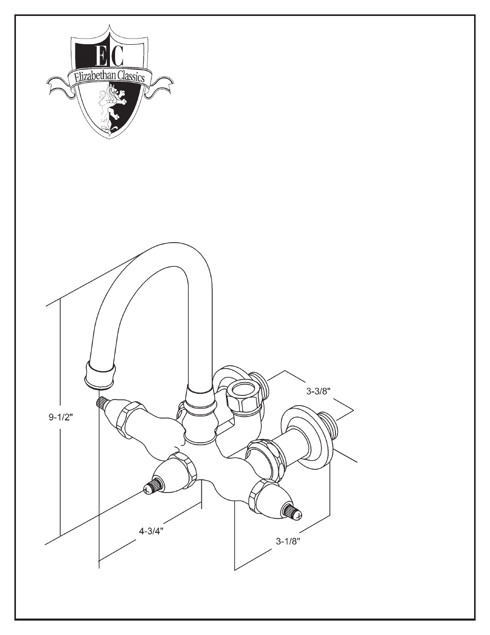 Factory Direct Hardware Elizabethan Classics ECTW14 User Manual | 2 pages