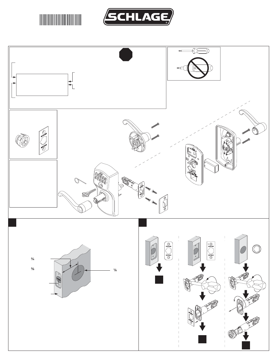 Factory Direct Hardware Schlage FE575-CAM-ACC User Manual | 8 pages