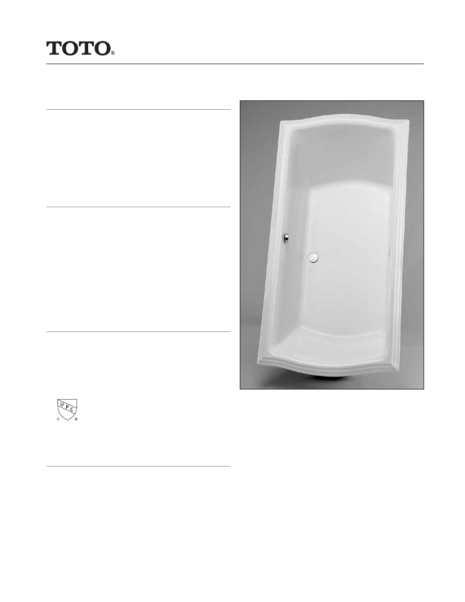 Factory Direct Hardware Toto ABY784N User Manual | 2 pages