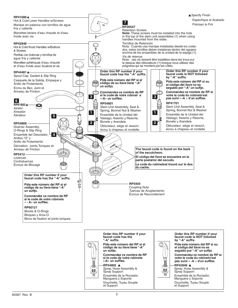 Factory Direct Hardware Delta B2310LF Foundations Core User Manual | Page 5 / 6