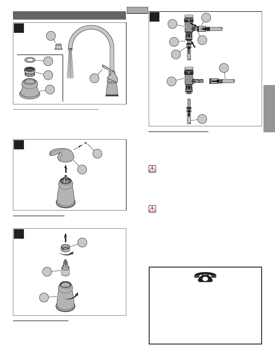 Es p a esp a ññ o l ol, Mantenimiento y cuidado | Pfister GT26-4CBS User Manual | Page 11 / 18
