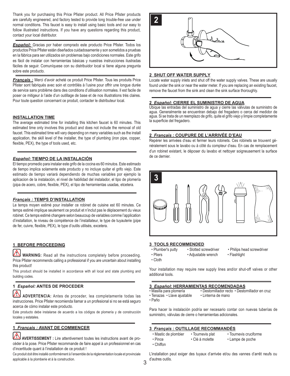 Pfister 135-4000 User Manual | Page 3 / 7