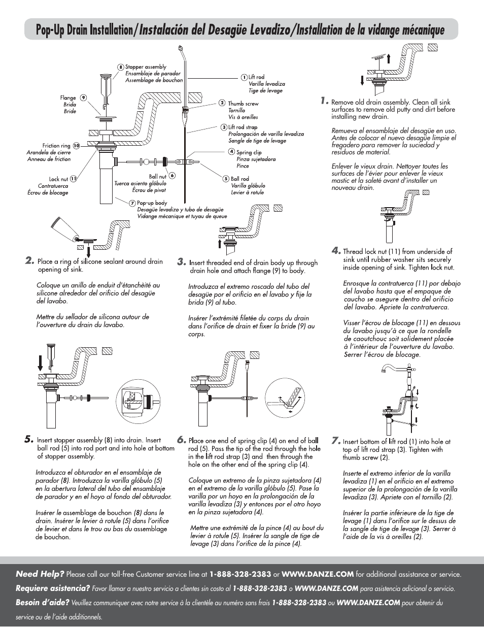 Factory Direct Hardware Danze D304057 User Manual | Page 6 / 8