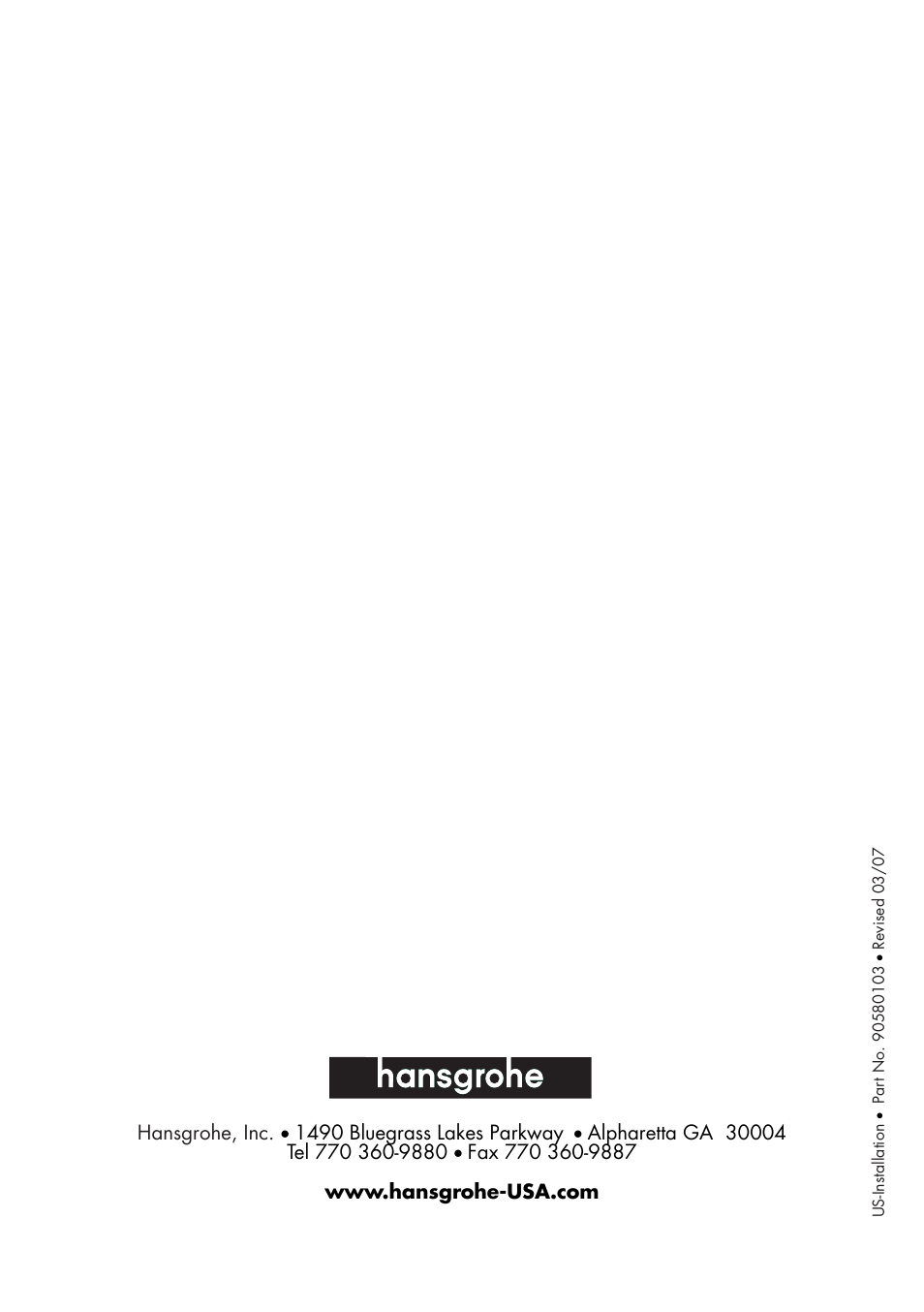 Factory Direct Hardware Hansgrohe 27410001 Raindance User Manual | Page 12 / 12