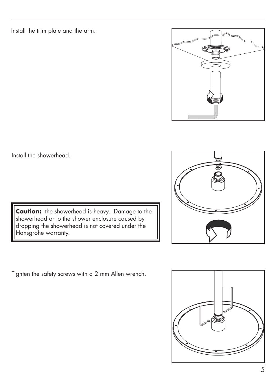 Factory Direct Hardware Hansgrohe 27410001 Raindance User Manual | Page 5 / 12