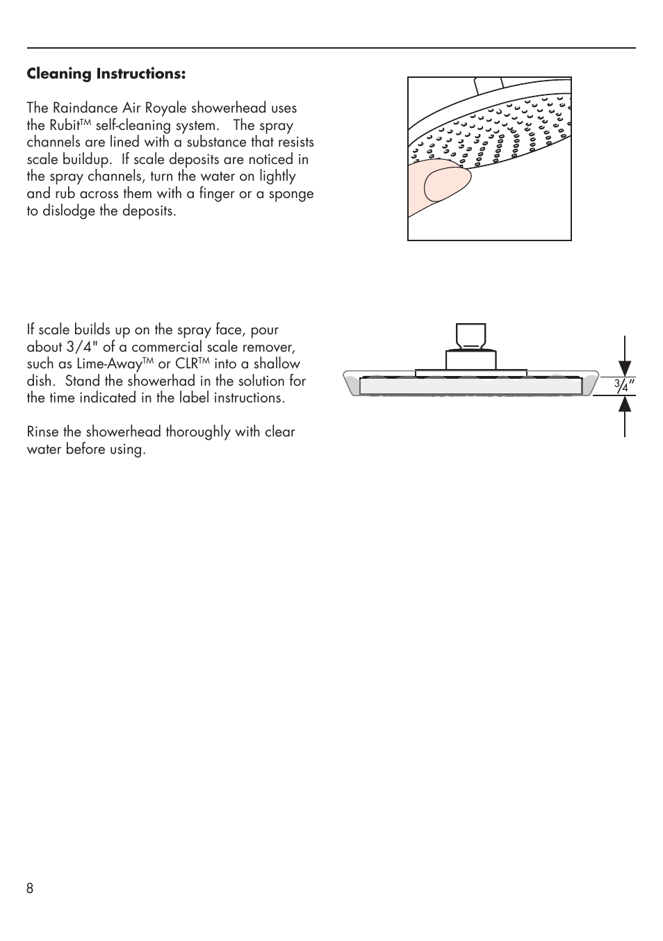 Factory Direct Hardware Hansgrohe 27410001 Raindance User Manual | Page 8 / 12