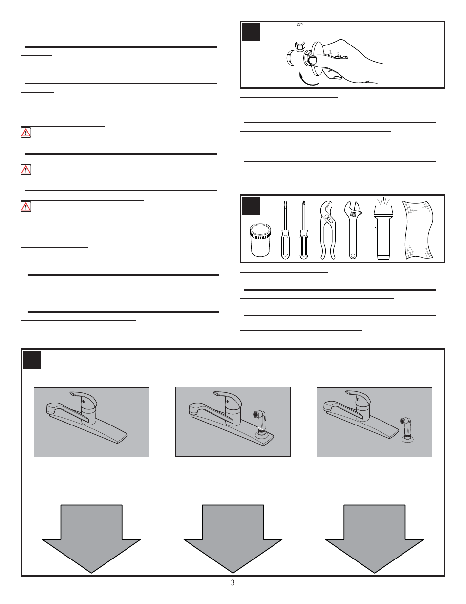 Go to step 11, Go to step 7, Go to step 5 | Factory Direct Hardware Pfister G134-344 Pfirst Series User Manual | Page 3 / 8
