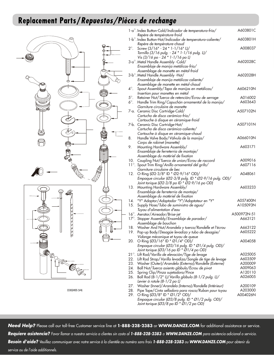 Factory Direct Hardware Danze D304055 User Manual | Page 6 / 6