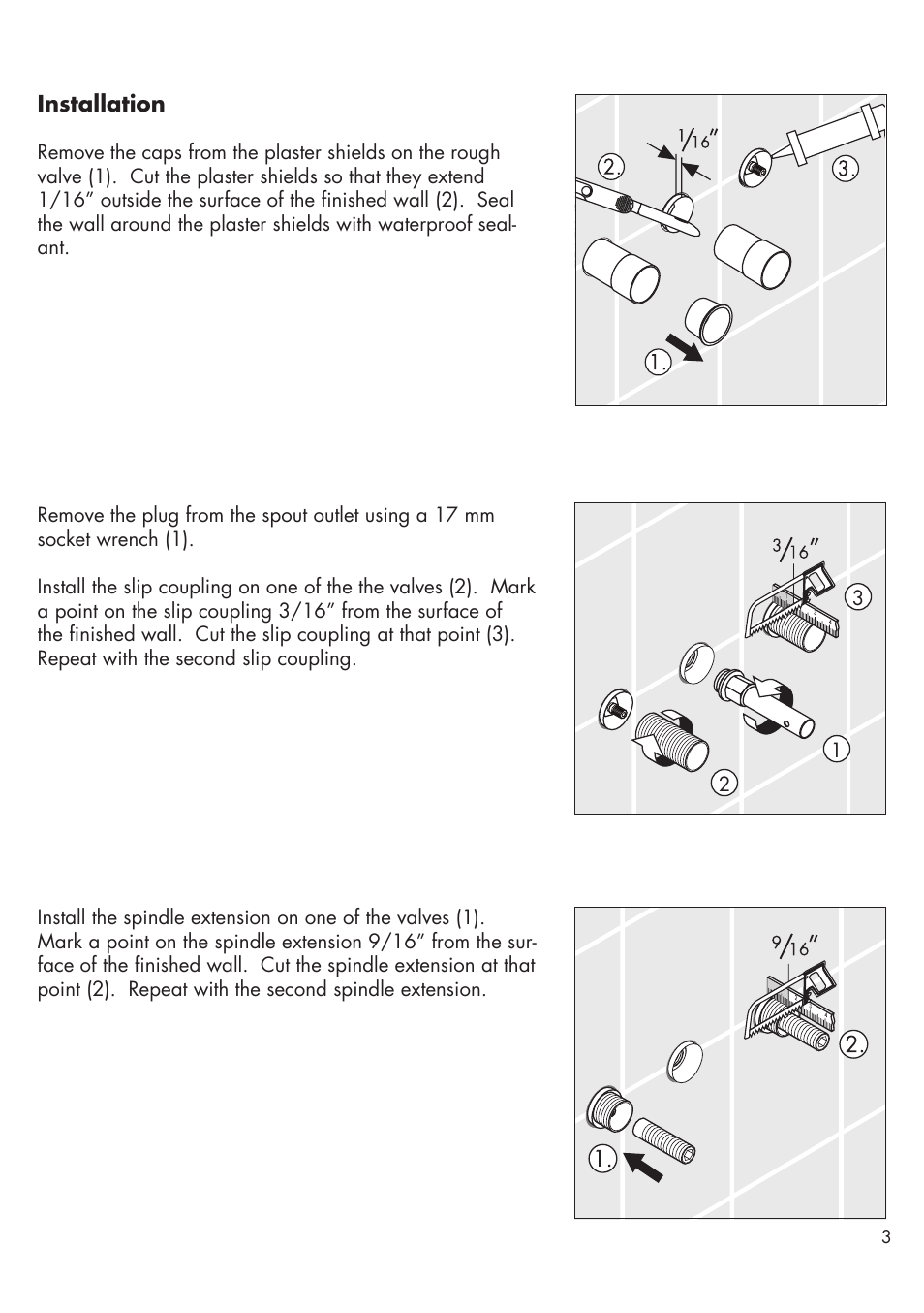 Factory Direct Hardware Hansgrohe 18115001 User Manual | Page 3 / 12