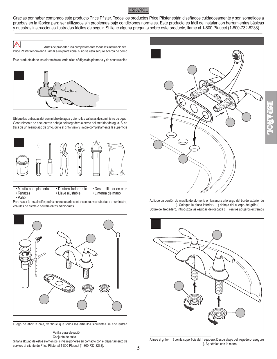 Pfister GT48-SR0K User Manual | Page 5 / 12