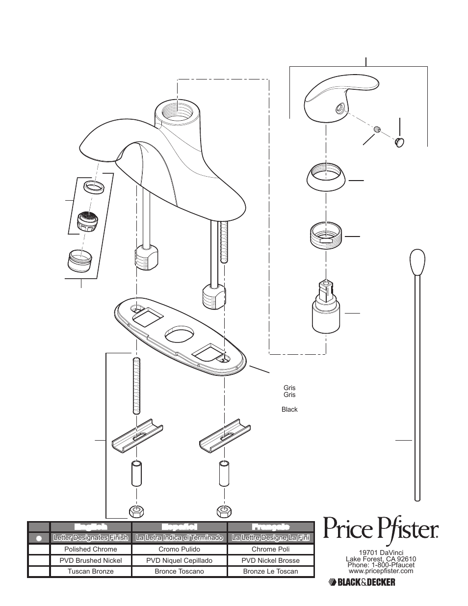 Pfister GT42-SR0K User Manual | Page 12 / 12