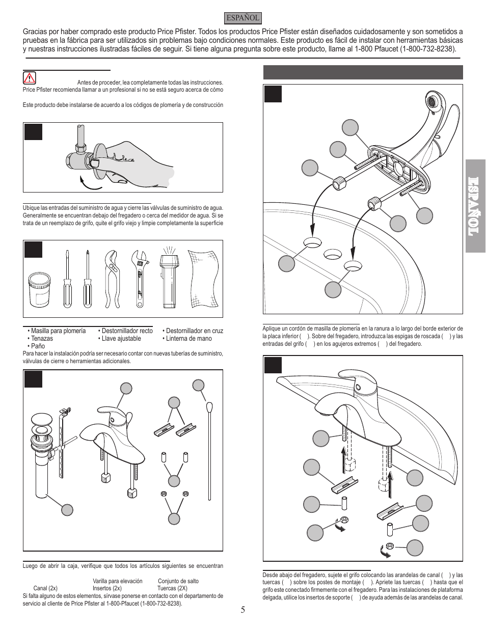 Pfister GT42-SR0K User Manual | Page 5 / 12