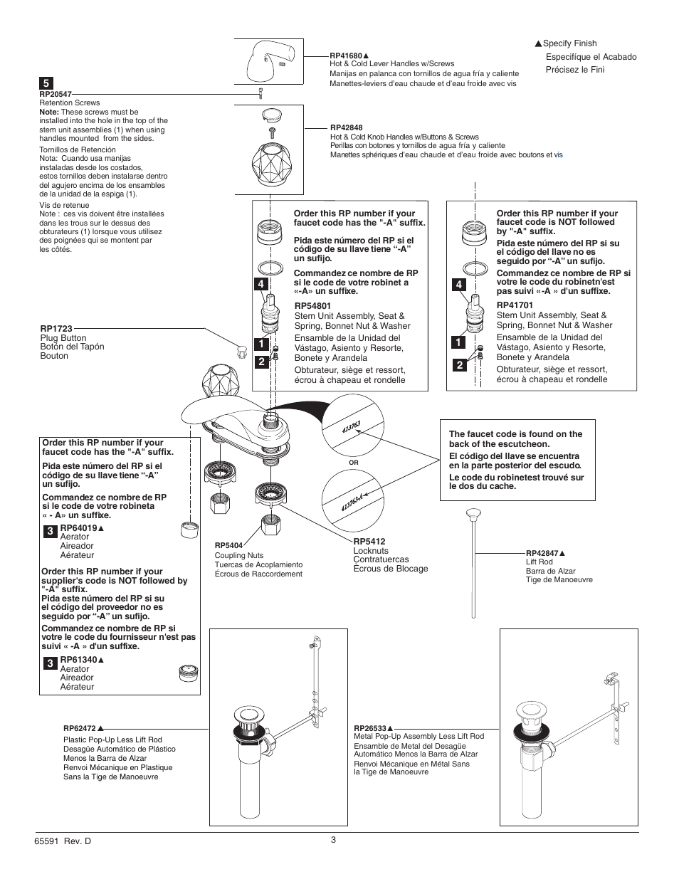 Factory Direct Hardware Delta B2512LF User Manual | Page 3 / 8