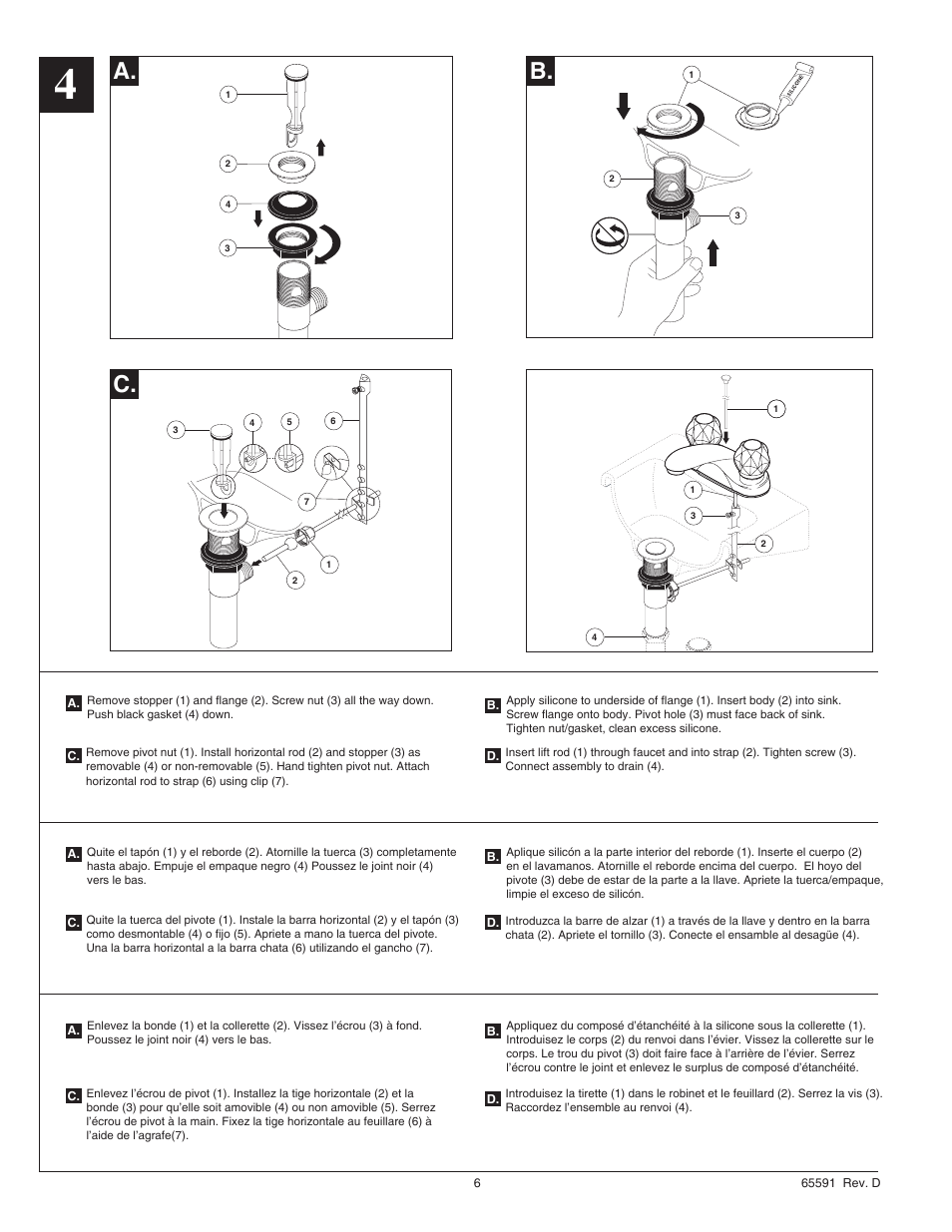 A. c. b | Factory Direct Hardware Delta B2512LF User Manual | Page 6 / 8