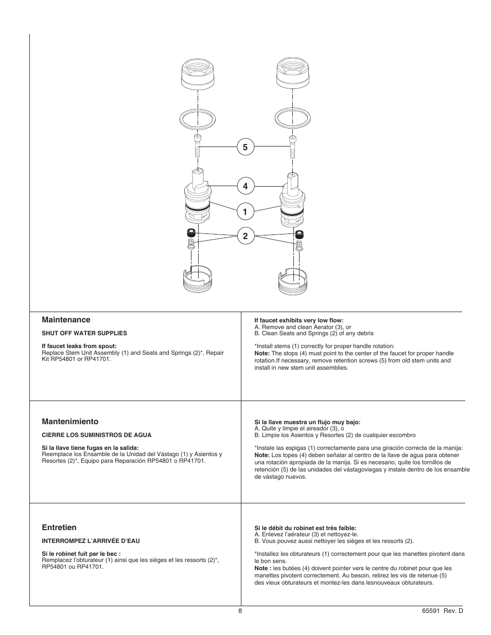 Factory Direct Hardware Delta B2512LF User Manual | Page 8 / 8