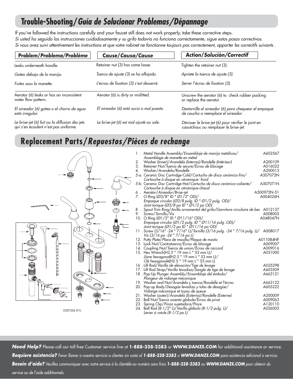 Factory Direct Hardware Danze D301056 User Manual | Page 4 / 4