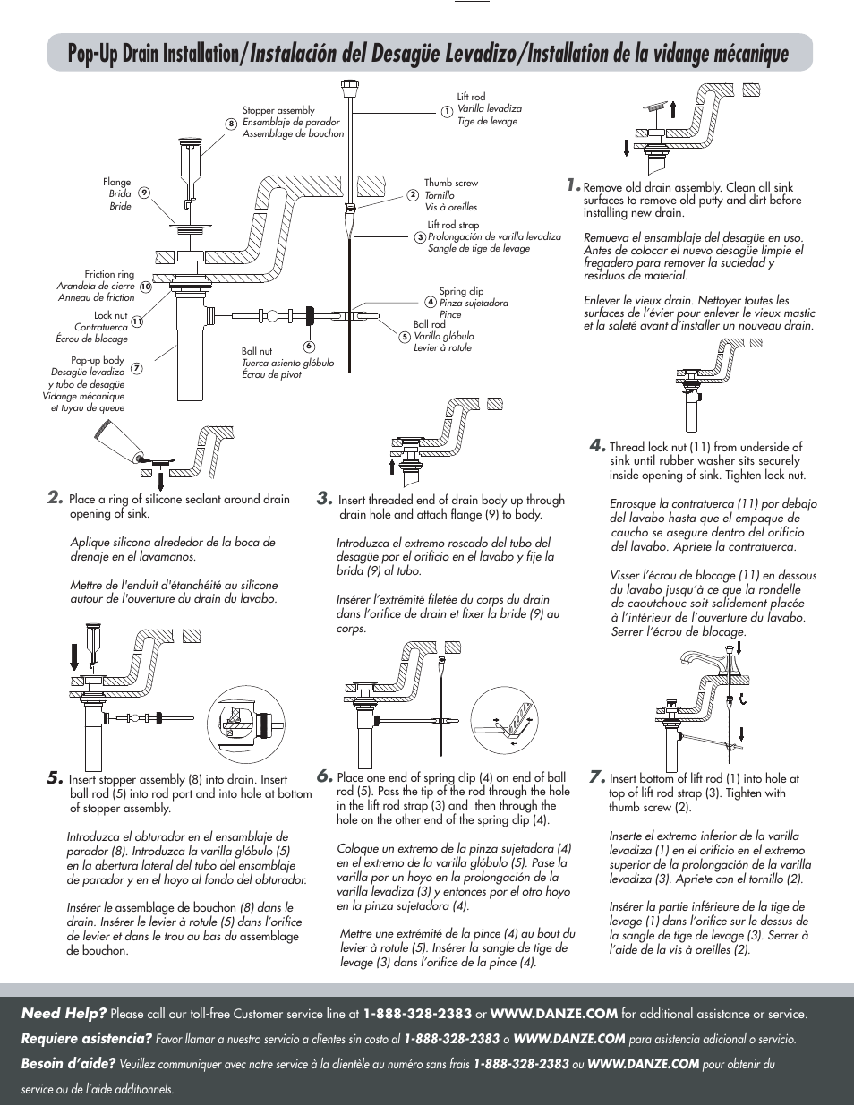 Factory Direct Hardware Danze D304066 User Manual | Page 6 / 7