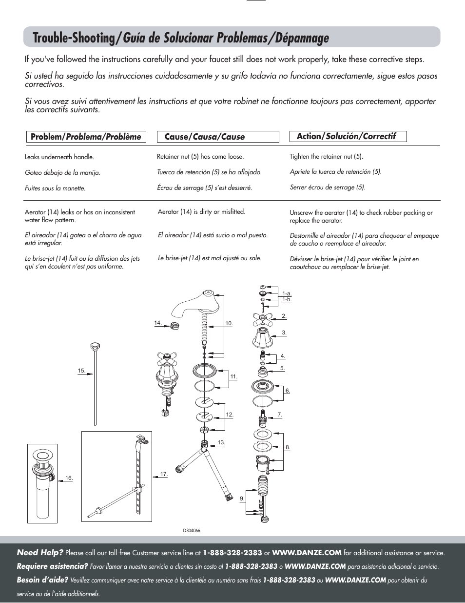 Factory Direct Hardware Danze D304066 User Manual | Page 7 / 7