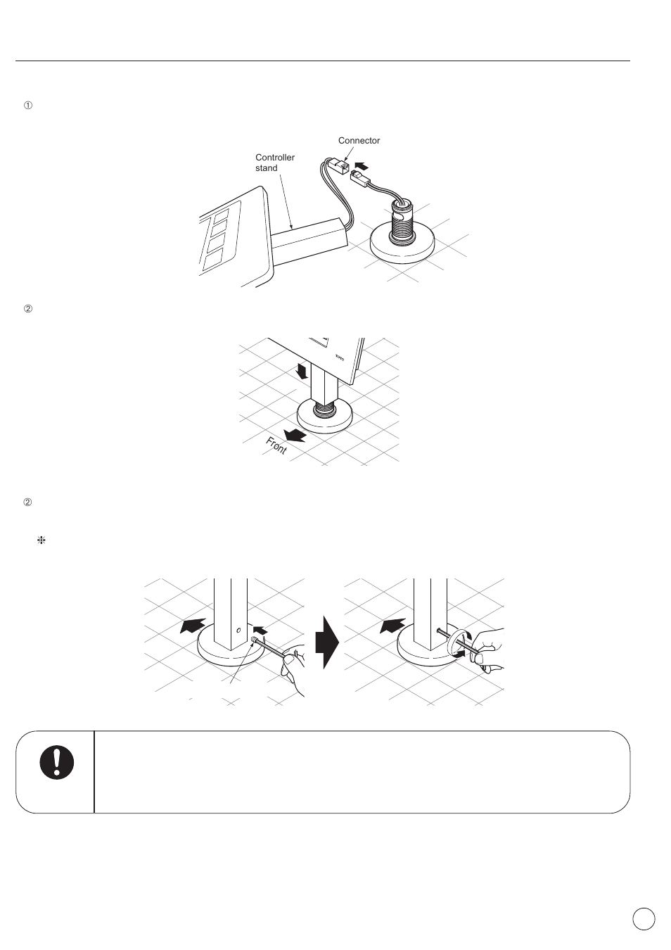 4) controller stand installation | Factory Direct Hardware Toto ABA990X#01FCP User Manual | Page 25 / 40